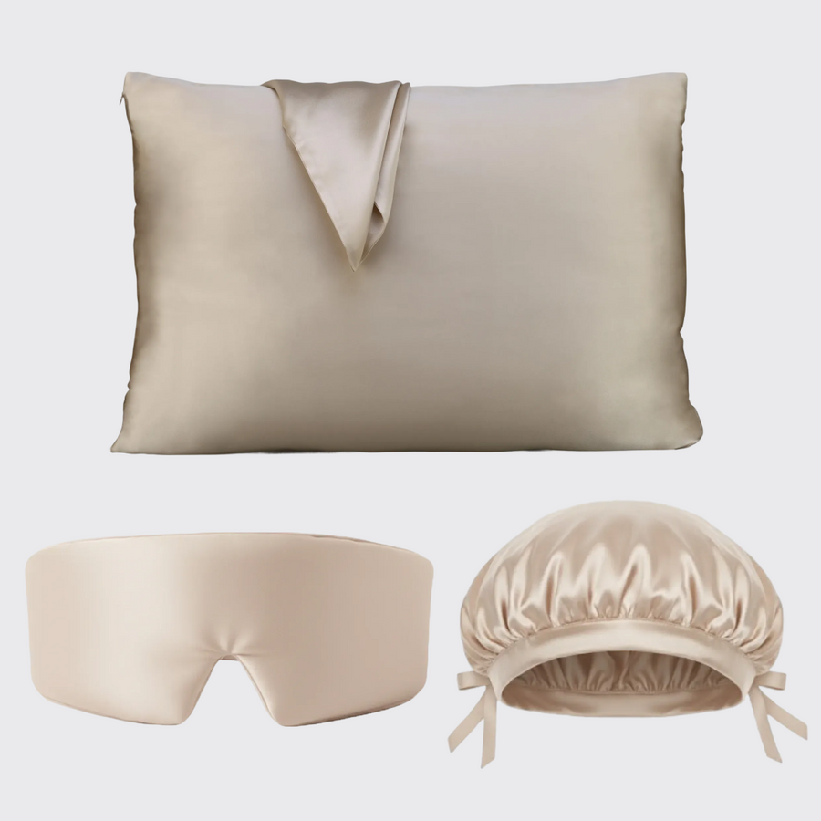 Šilkinio miego rinkinys (Netandartinis 51 x 76 cm)