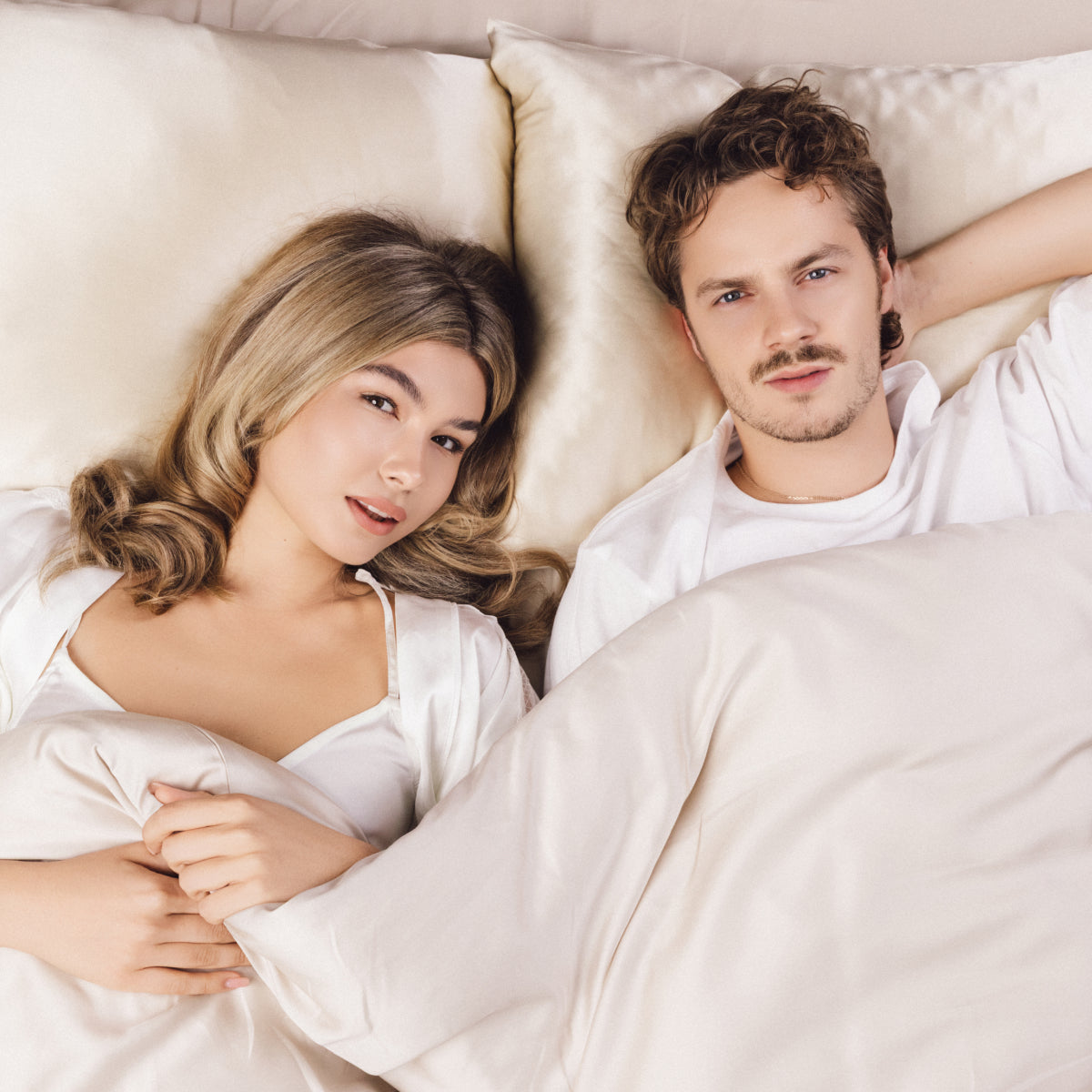 Eukalipto patalynės komplektas - Šampano