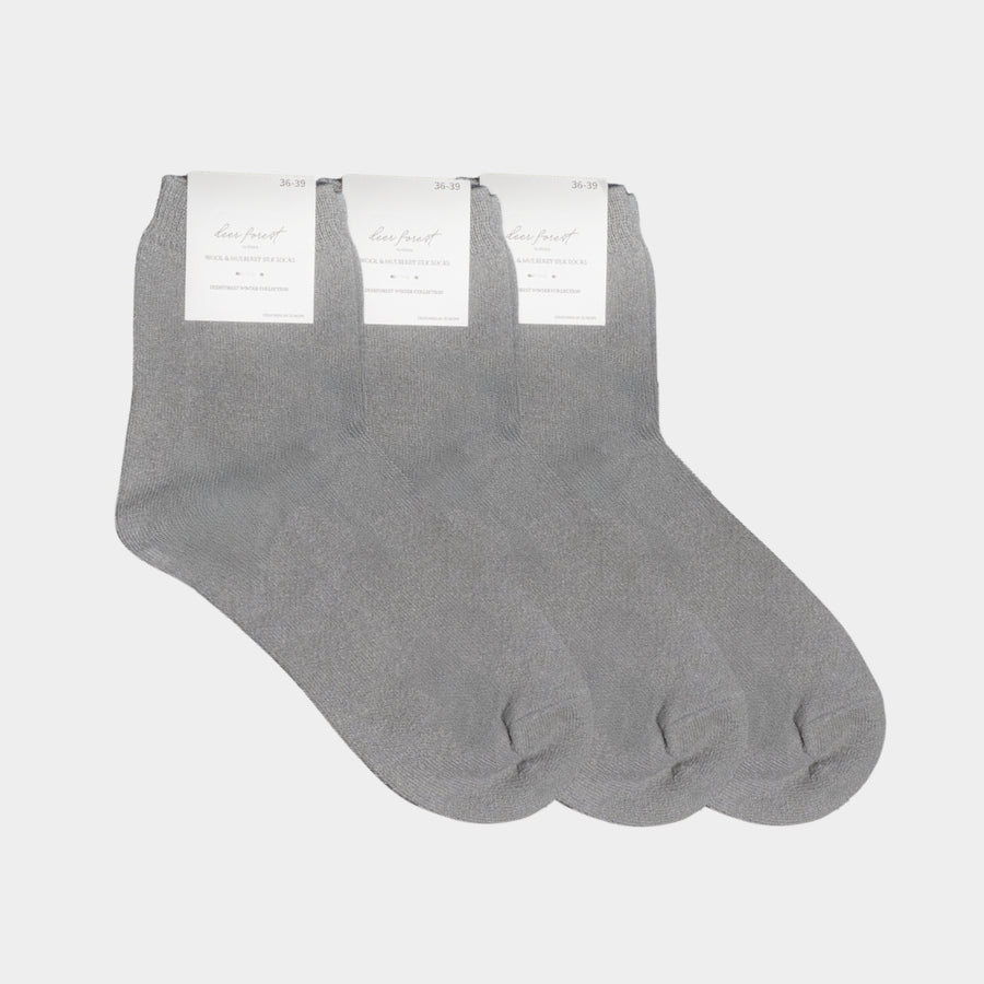 Deerforest šilko ir merino vilnos kojinės (3 vnt. rinkinys)